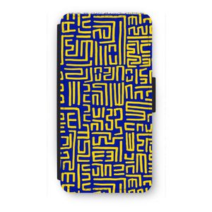 Majorelle Blue Print: iPhone 8 Plus Flip Hoesje