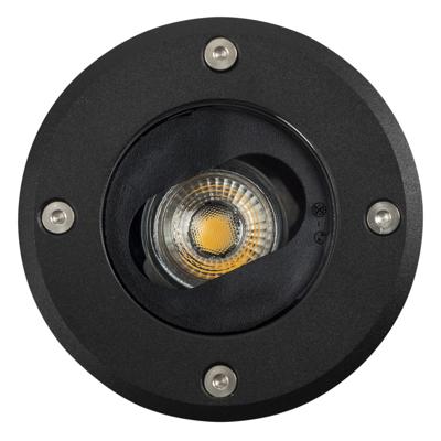 Richtbare Grondspot Ø12 Rond zwart Richtbare Grondspot Ø12 Rond zwart