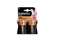 2 x Duracell D plus LR20 MN1300 alkaline (1 blister met elk 2 batterijen), 2 batterijen