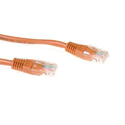 ACT Bruine 1 meter U/UTP CAT5E patchkabel met RJ45 connectoren ACT Bruine 1 meter U/UTP CAT5E patchkabel met RJ45 connectoren