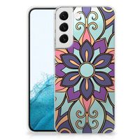 Samsung Galaxy S22 Plus TPU Case Purple Flower