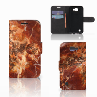 LG K4 Bookcase Marmer Bruin