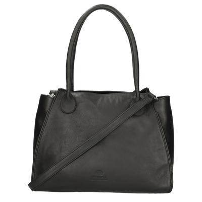 Fred de la Bretoniere Handbag Soft Grain black  Damestas
