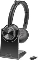 Plantronics Poly Savi 7320 Office Draadloze Hoofdtelefoon, Handbediend, Kantoor/Callcenter, Zwart
