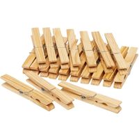 Houten wasknijpers 120 stuks   -