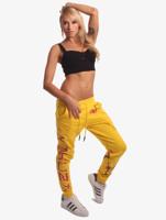 Yakuza / joggingbroek Cherry Blossom in geel