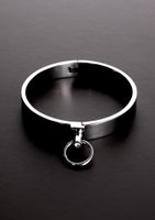 Classy Slave Collar with Gems - Size: 16 - thumbnail