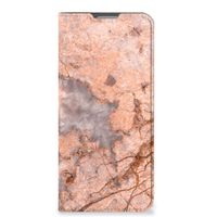 OPPO Reno8 Lite Standcase Marmer Oranje