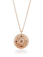 De Beers Jewellers 18kt rose gold Talisman Large Medal diamond pendant necklace - Métallisé - thumbnail