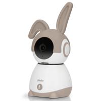 Alecto SMARTBABY10BE - Wifi babyfoon met camera, wit/taupe