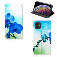 Apple iPhone 11 Smart Cover Orchidee Blauw - Cadeau voor je Moeder