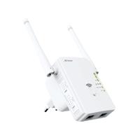 STRONG REPEATER300V2 WLAN-repeater 300 V2, bedrijfsmodi: universele repeater/access point/router, 300 Mbit/s bij 2,4 GHz, 2 LAN-poorten, wifi-versterker - wit,