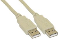 InLine 34350H USB-kabel 5 m USB A Beige