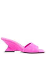 The Attico mules Cheope 75 mm en daim - Rose