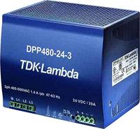 TDK -Lambda DPP480-24-3 DIN-rail voeding (DIN-rail) 24 V/DC 20 A 480 W Aantal uitgangen: 1 x inhoud