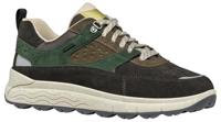 Geox Heren U SPHERICA 4X4 B ABX Sneaker, DK Coffee/DK Green, 45 EU, Dk Coffee Dk Green, 45 EU