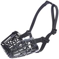 Trixie 17604 Muilkorf, kunststof, M, zwart