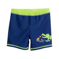 Playshoes zwemshort Krokodil Blauw Maat