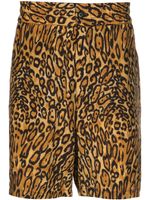 Moschino short à imprimé animalier - Tons neutres