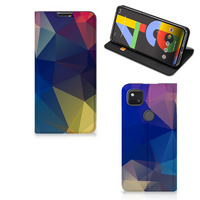 Google Pixel 4a Stand Case Polygon Dark - thumbnail