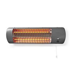 Nedis Badkamer verwarming | 1200 W| X4 | Grijs | 1 stuk - HTBA10GY - HTBA10GY