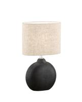 Fischer & Honsel Zwarte schemerlamp Foro 36cm 50470 - thumbnail