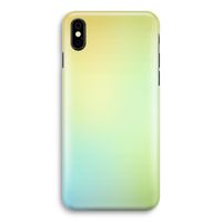 Minty mist pastel: iPhone X Volledig Geprint Hoesje