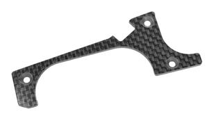 Team Corally - Suspension arm stiffener - Lower Front - Right - Graphite 3mm - 1 pc