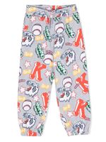 Kenzo Kids pantalon de jogging à imprimé graphique - Gris