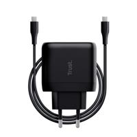 Wandlader + USB-Kabel-C Trust 24817 Zwart 65 W