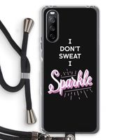 Sparkle quote: Sony Sony Xperia 10 III Transparant Hoesje met koord