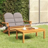 2-delige Loungeset Adirondack massief acaciahout