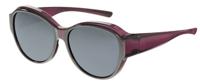 FitOfar overzetzonnebril dames VZ 0051C paars
