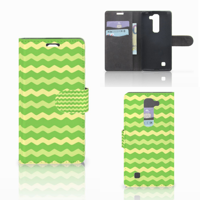 LG Magna | G4C Telefoon Hoesje Waves Green