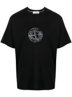 Stone Island t-shirt en coton à logo imprimé - Noir - thumbnail