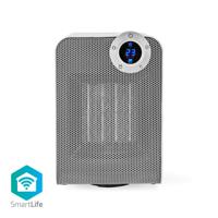 Nedis WIFIFNH20CWT Slimme Ventilatorverwarming Met Wi-fi Compact Thermostaat Oscillatie 1800 W Wit - thumbnail