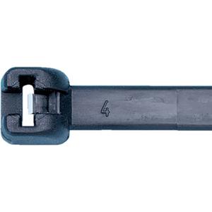 SWG 50223155 Kabelbinder 186 mm 4.8 mm Zwart UV-stabiel, Met metalen tong 100 stuk(s)