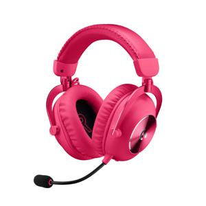 Logitech G PRO X 2 LIGHTSPEED Headset Bedraad en draadloos Hoofdband Gamen Bluetooth Magenta