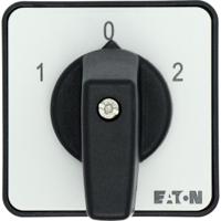 Eaton T0-1-8210/E elektrische schakelaar Tuimelschakelaar 1P Zwart, Metallic