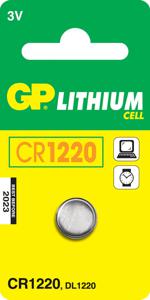 GP Knoopcel CR1220 3 V 1 stuk(s) Lithium GPCR1220STD346C1