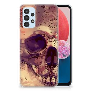 Silicone Back Case Samsung Galaxy A13 4G Skullhead