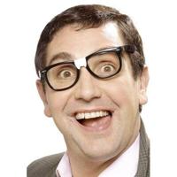 Nerd bril met plakbandje