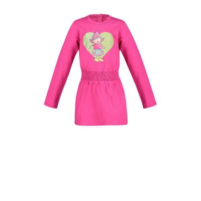 Fien & Teun jurk Nel met printopdruk roze