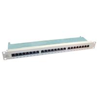 Value 24 poorten Netwerkpatchpaneel 483 mm (19) CAT 6 1 HE Grijs