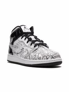 Jordan Kids baskets mi-montantes Air Jordan 1 SE - Blanc