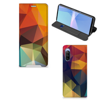 Sony Xperia 10 III Stand Case Polygon Color - thumbnail