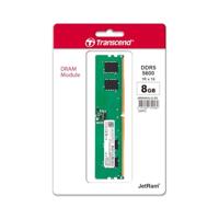 Transcend PC5-44800 (DDR5 5600) 8GB 1.1V 288pin U-DIMM 1Rx16 (1Gx16) CL46 Levenslange garantie JM5600ALG-8G