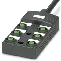 Phoenix Contact SACB-6/ 6-L-10,0PUR SCO P 1452644 Passieve sensor/actorbox M12-verdeler met kunstof schroefdraad 1 stuk(s)