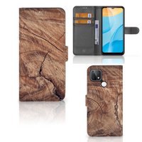 OPPO A15 Book Style Case Tree Trunk - thumbnail