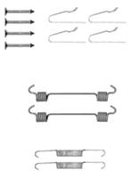 Toebehoren, parkeerremschoen TEXTAR, u.a. für Ford Usa, Jeep, Chrysler, Mercedes-Benz, Lancia, Dodge